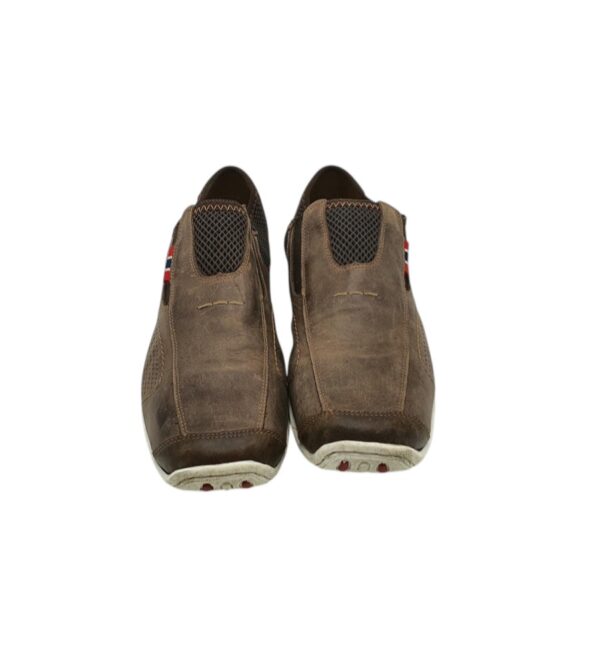 Adidasi barbati Rieker 44 , imitatie piele , piele , material textil , maro - imagine 5