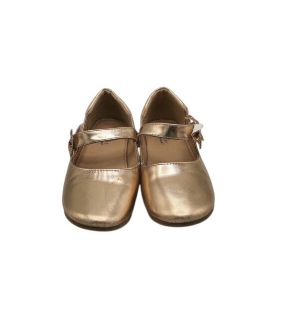 Balerini copii Cupcake 30 , imitatie piele , auriu - imagine 5