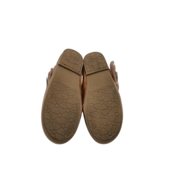 Balerini copii Cupcake 30 , imitatie piele , auriu - imagine 3