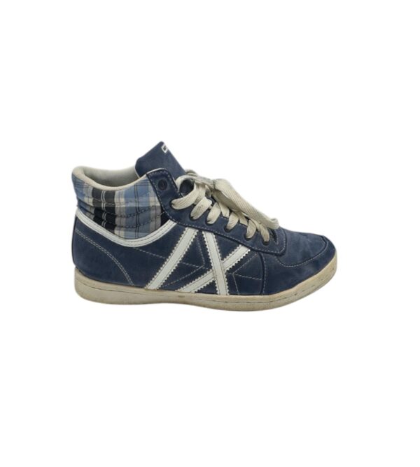 Adidasi dama Graceland 39 , imitatie piele , material textil , bleumarin alb - imagine 1