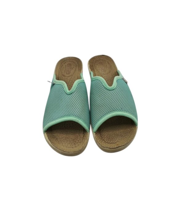 Saboti dama Fly Flot 40 , material textil , albastru maro - imagine 4