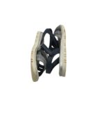 Sandale copii Puccetti 31 , imitatie piele , material textil , argintiu negru - imagine 4