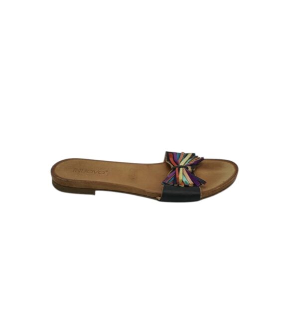 Saboti dama Inuovo 38 , piele , maro negru - imagine 1