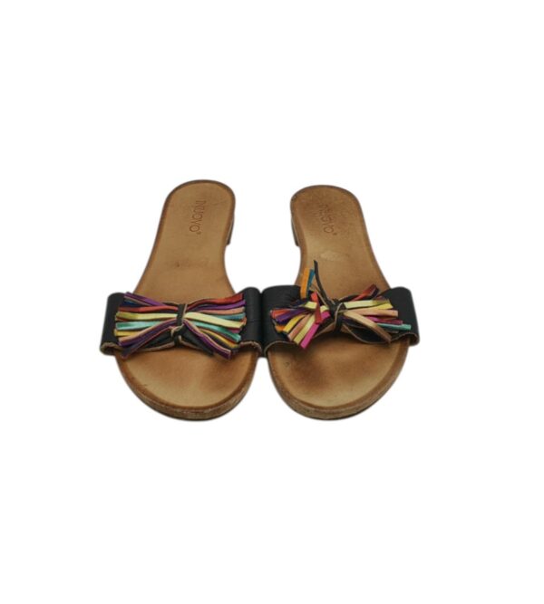 Saboti dama Inuovo 38 , piele , maro negru - imagine 5