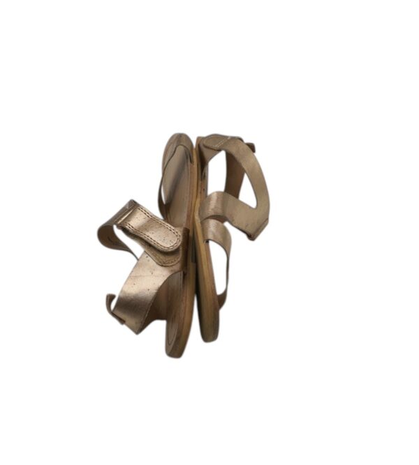 Sandale dama H&M 36 , imitatie piele , auriu - imagine 4
