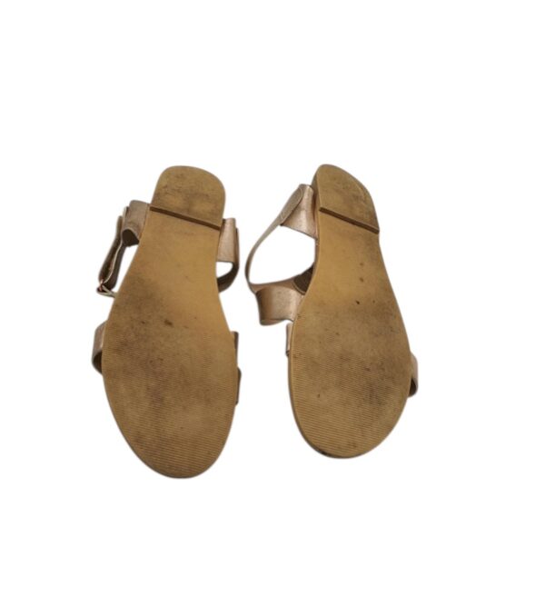 Sandale dama H&M 36 , imitatie piele , auriu - imagine 3