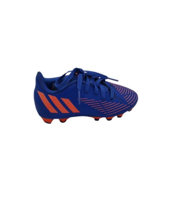 Incaltaminte sport copii Adidas 30 , imitatie piele , albastru portocaliu - imagine 1