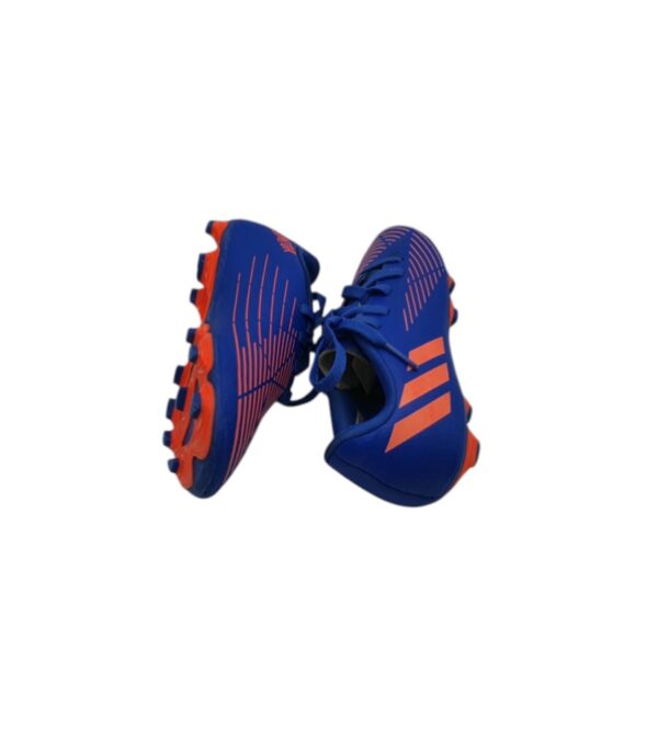 Incaltaminte sport copii Adidas 30 , imitatie piele , albastru portocaliu - imagine 4