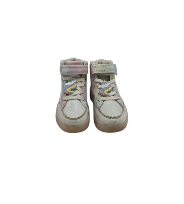 Adidasi copii Primark 24 , imitatie piele , alb - imagine 5