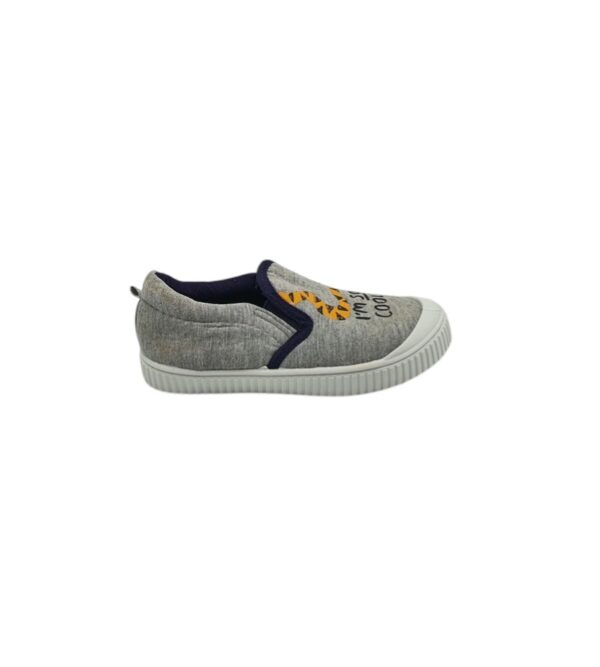 Espadrile copii F&F 28 , material textil , gri - imagine 1