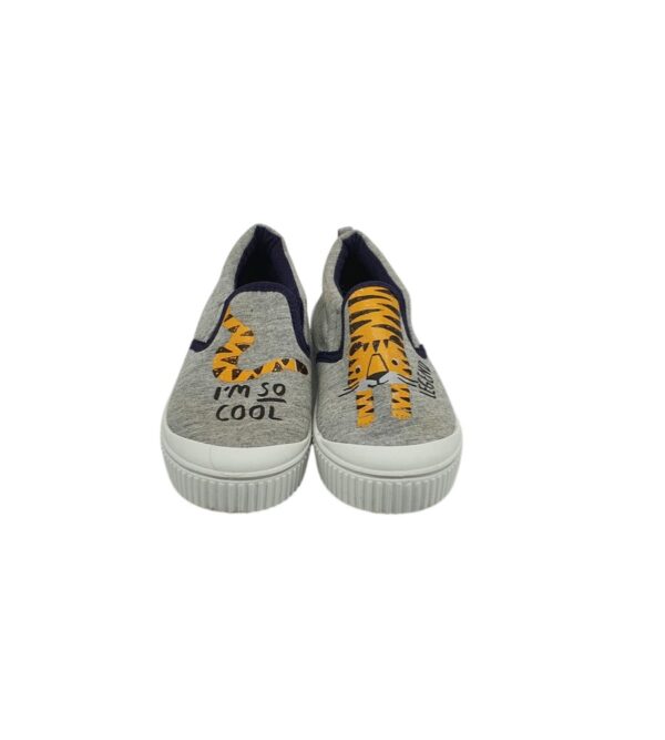 Espadrile copii F&F 28 , material textil , gri - imagine 5