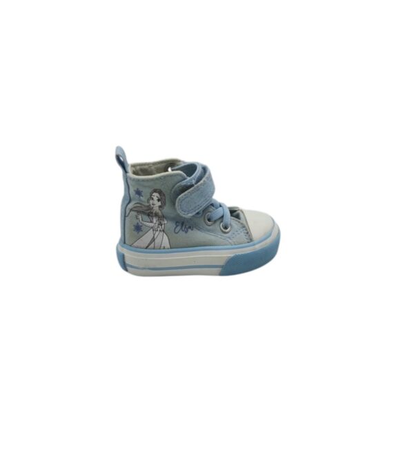 Tenisi copii 19 , material textil , albastru alb - imagine 1