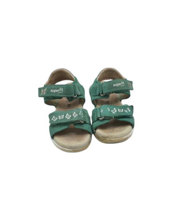 Sandale copii Superfit 27 , piele intoarsa , albastru - imagine 4