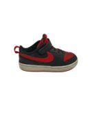 Adidasi copii Nike 33, imitatie de piele, piele, rosu negru