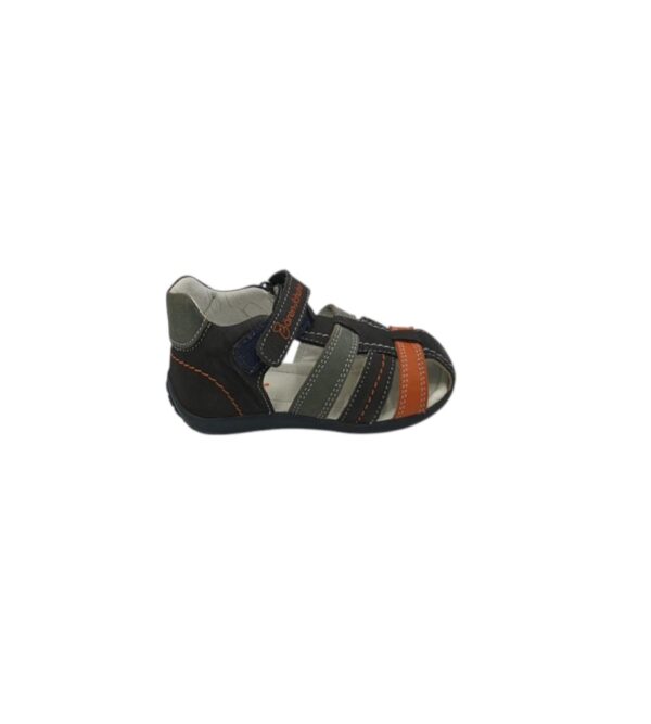 Sandale copii Baren Schuhe 22, piele, negru - imagine 1