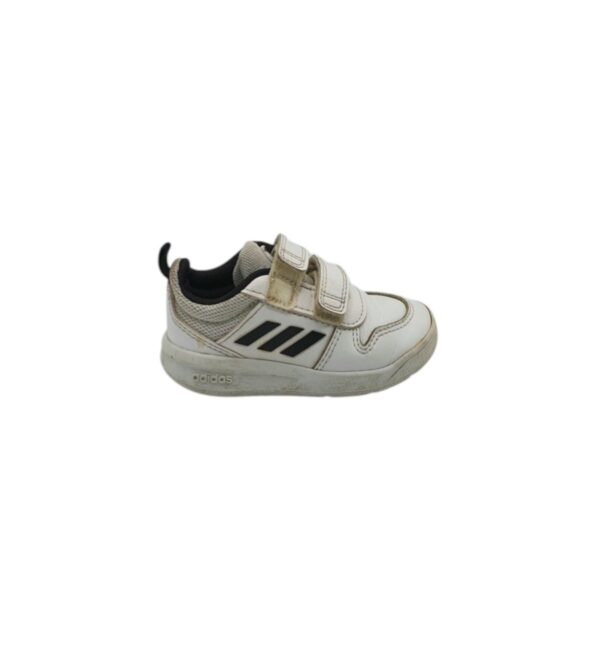 Adidasi copii Adidas 23, imitatie de piele, alb - imagine 1