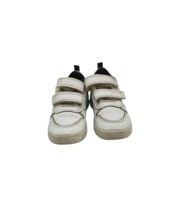 Adidasi copii Adidas 23, imitatie de piele, alb - imagine 3