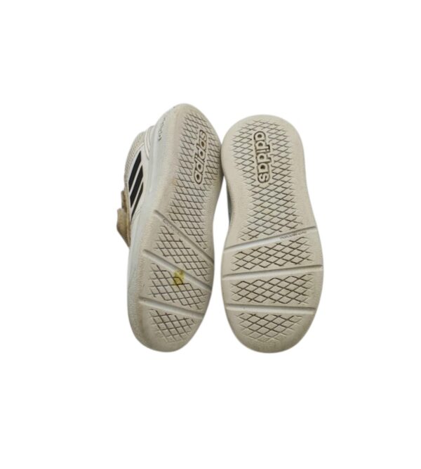 Adidasi copii Adidas 23, imitatie de piele, alb - imagine 5