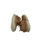 Adidasi copii Clarks 22, piele intoarsa, maro - imagine 4