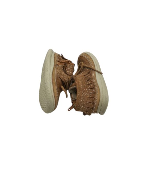 Adidasi copii Clarks 22, piele intoarsa, maro - imagine 4