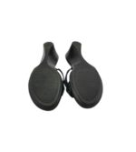 Saboti dama Ariane 38, imitatie de piele, material textil, negru - imagine 5