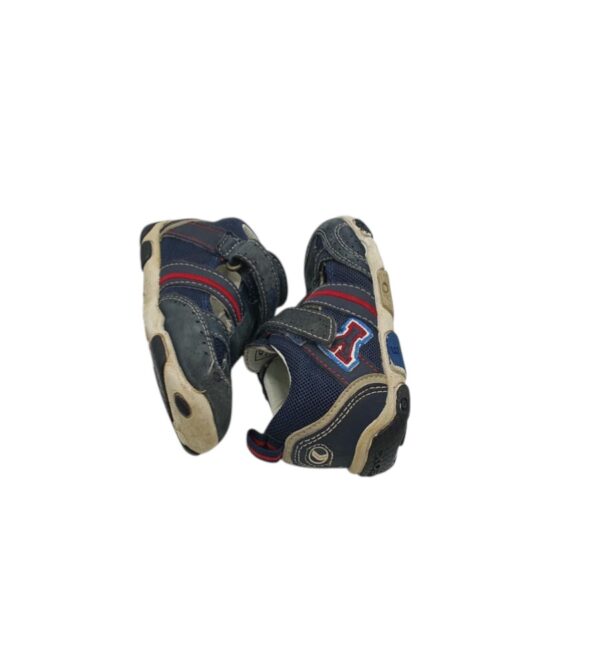 Sandale copii Geox 20, material textil,  imitatie de piele, bleumarin - imagine 4