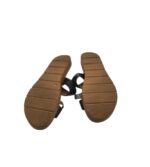 Saboti dama Mia 37, imitatie de piele, negru - imagine 5