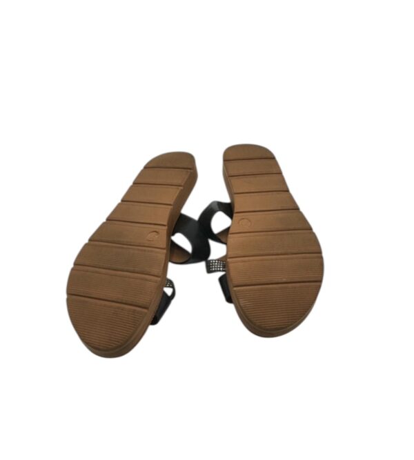 Saboti dama Mia 37, imitatie de piele, negru - imagine 5