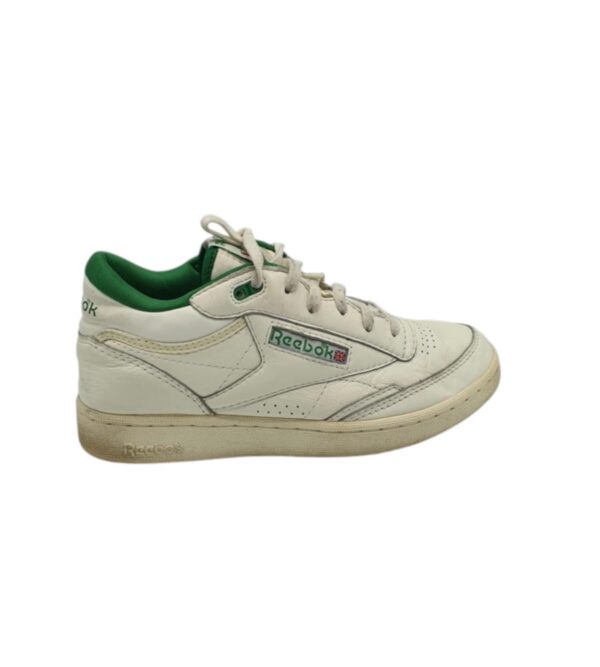 Adidasi barbati Reebok 43, piele, alb verde - imagine 1