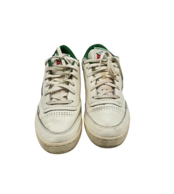 Adidasi barbati Reebok 43, piele, alb verde - imagine 3