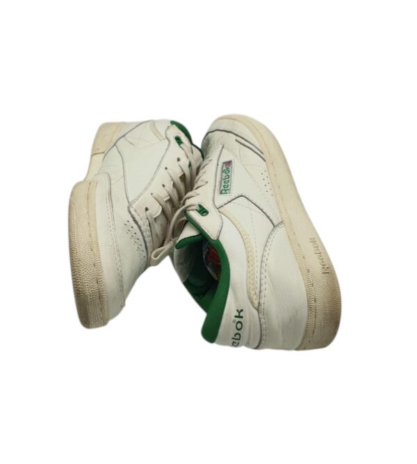 Adidasi barbati Reebok 43, piele, alb verde - imagine 4