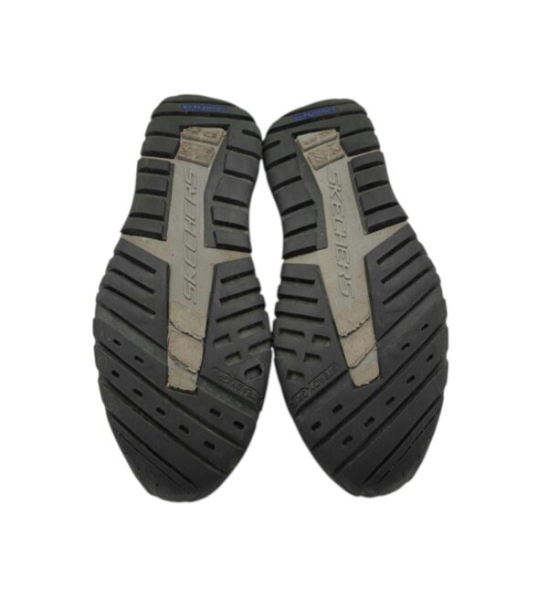 Adidasi barbati Skechers 46, material textil, piele intoarsa, negru - imagine 5
