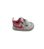 Adidasi copii Nike 21, piele, imitatie de piele, alb