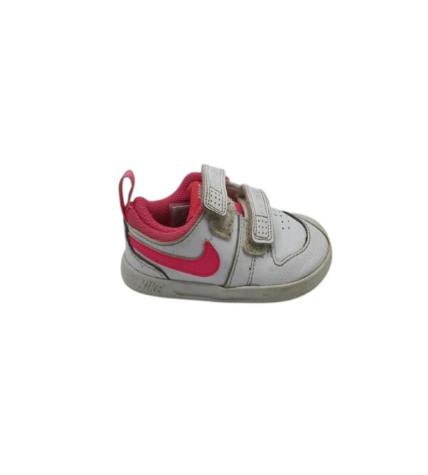 Adidasi copii Nike 21, piele, imitatie de piele, alb - imagine 1
