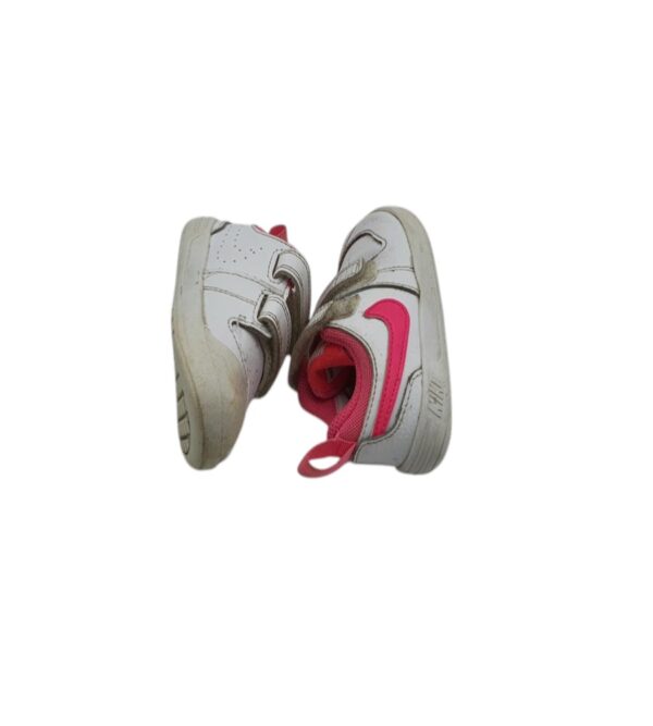 Adidasi copii Nike 21, piele, imitatie de piele, alb - imagine 4