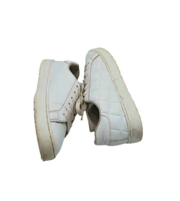 Adidasi dama Graceland 36, imitatie de piele, alb - imagine 4