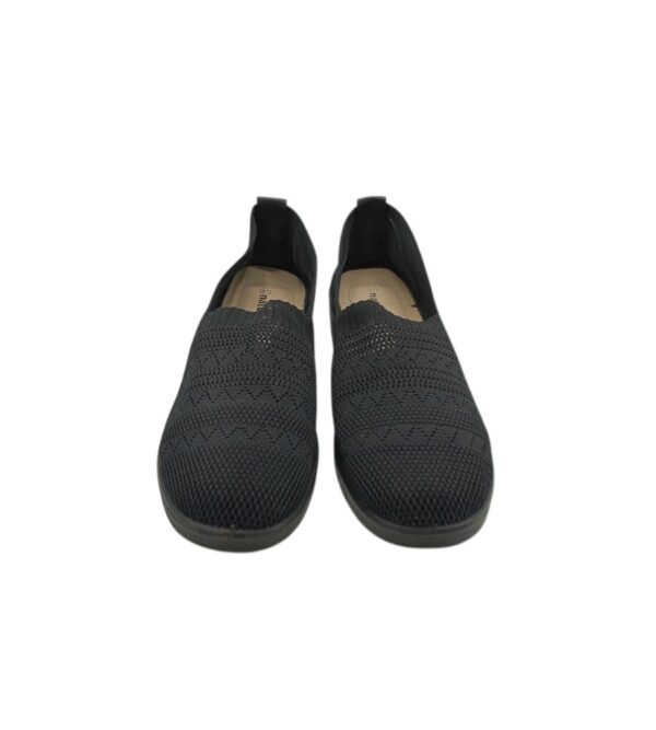 Pantofi dama Naturela 41, material textil, negru - imagine 3