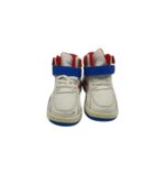 Adidasi copii 29, imitatie de piele,  alb albastru - imagine 3