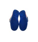 Adidasi copii 29, imitatie de piele,  alb albastru - imagine 5