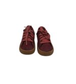 Adidasi copii Puma 27, piele, piele intoarsa, visiniu - imagine 3