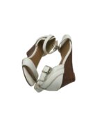 Sandale dama New Look 37, imitatie de piele, alb - imagine 4