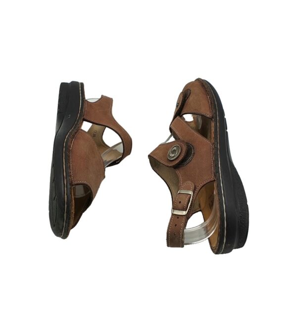 Sandale dama Finn Comfort 39, piele, maro - imagine 5