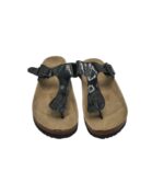 Saboti dama M&Co 38, imitatie de piele, negru - imagine 3