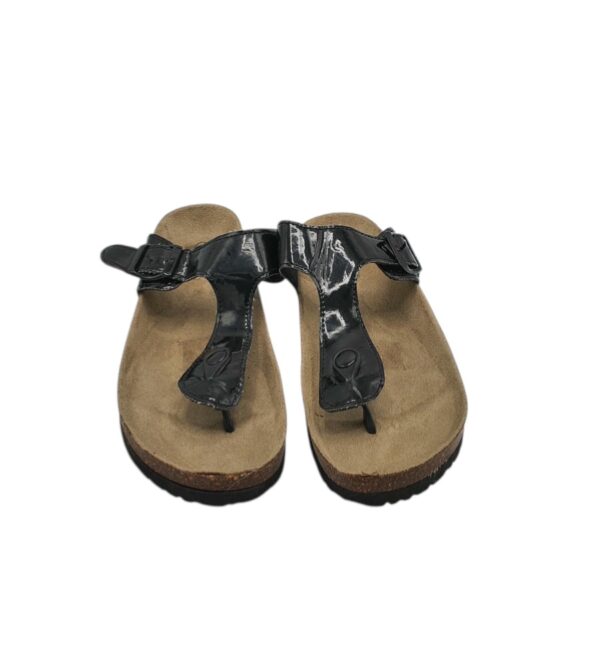 Saboti dama M&Co 38, imitatie de piele, negru - imagine 3