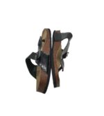 Saboti dama M&Co 38, imitatie de piele, negru - imagine 4