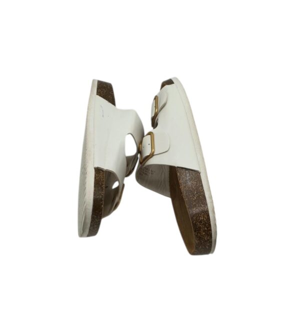 Saboti dama Primark 36, imitatie de piele, alb - imagine 4