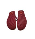 Saboti dama FitFlop 36, piele, material textil, rosu - imagine 5