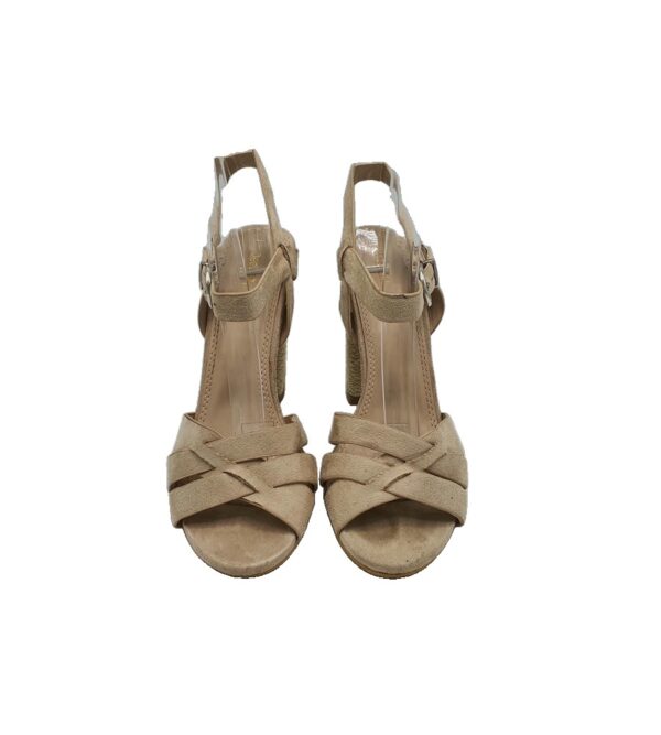 Sandale dama DeeZee 38, imitatie de piele, nude - imagine 3