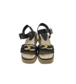 Sandale copii River Island 33, imitatie de piele, negru - imagine 3
