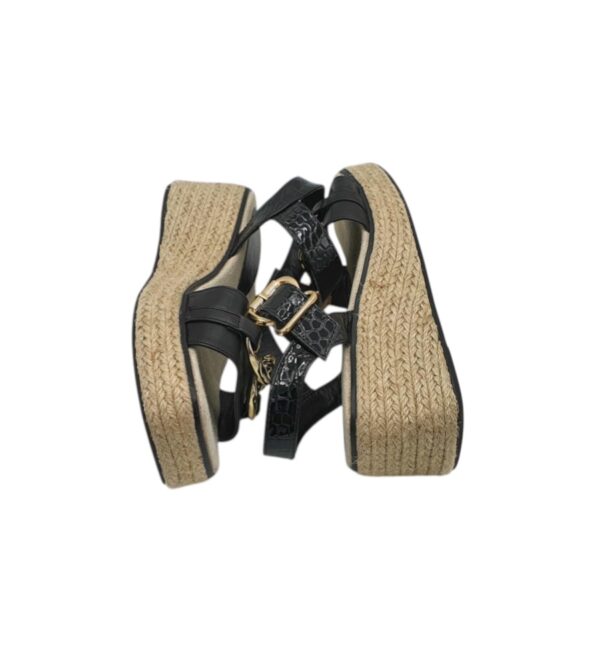 Sandale copii River Island 33, imitatie de piele, negru - imagine 4